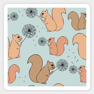 Squirrel wishes Sticker